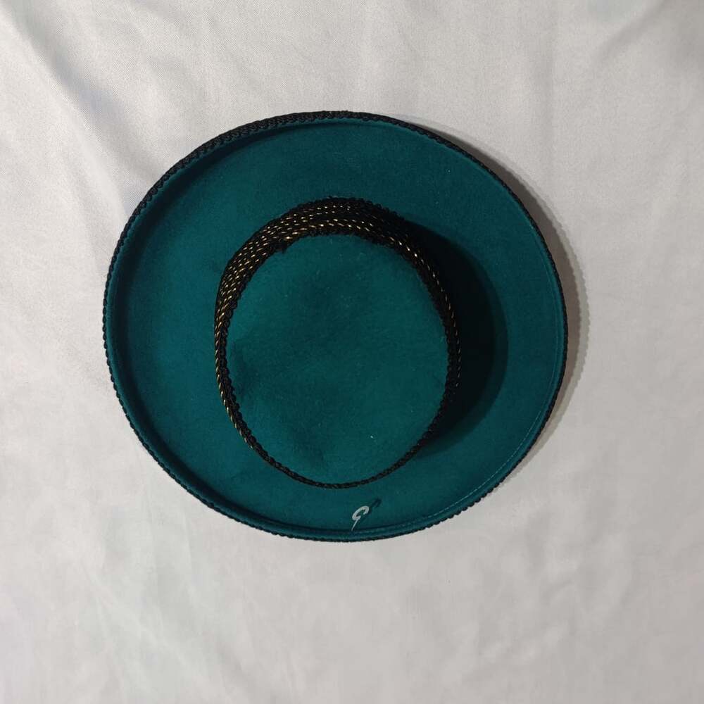 Expressions G & J Ford Wool Felt Hat Teal Green
